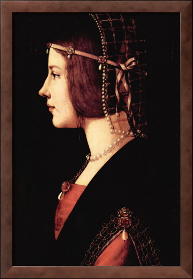 Lady Beatrice D Este By Leonardo Da Vinci